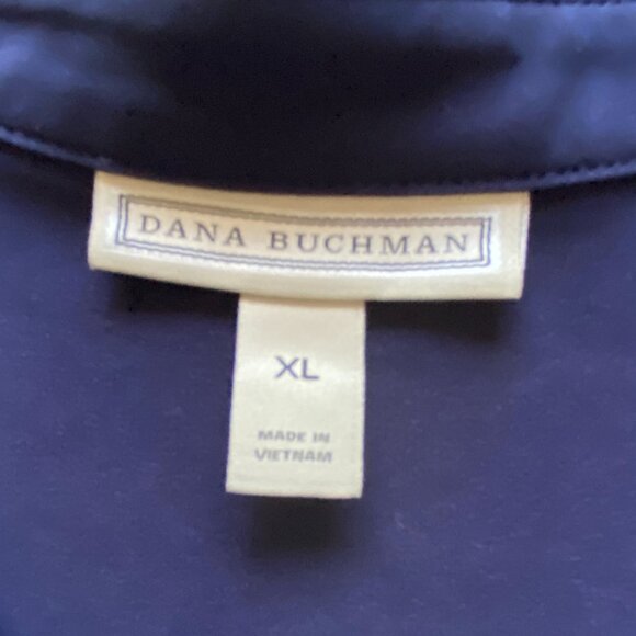 Dana Buchman Navy Blue Shirt Style Dress Size XL - Picture 7 of 12